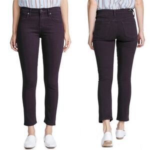 CITIZENS OF HUMANITY Elsa Slim Fit Crop Ankle Denim Jeans Mulberry 27